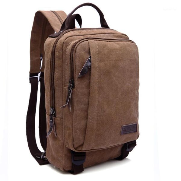 

backpack z.l.d. vintage canvas fashion lapbag men and women travel large capacity wear-resistant backpack1