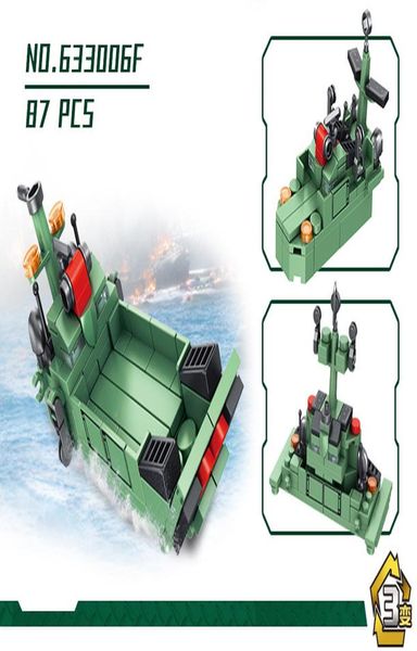 

632006 8in1 stryker бронированный автомобиль блокирует современные военные ww2 мини вертолет на воздушной подушкой судно артиллерийские игру