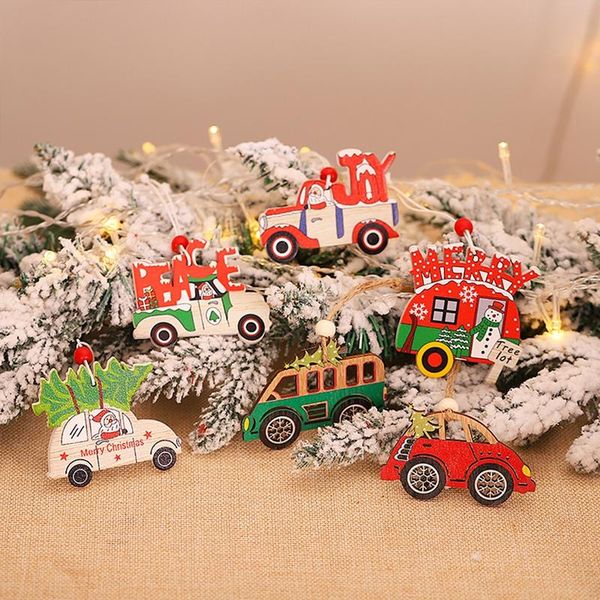 

wooden christmas ornaments merry christmas decor for home 2020 noel navidad xmas tree decor cristmas gift happy new year 2021 wmtihy