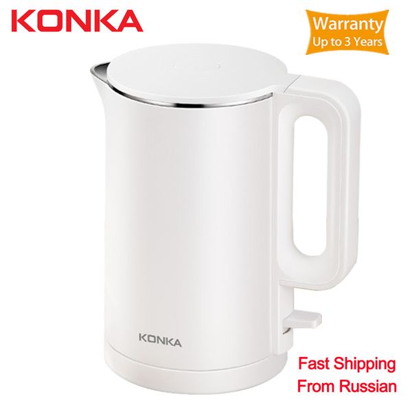 

original konka electric kettle tea pot 1.7l auto power-off protection water boat teapot instant heating sticks fast bowling free