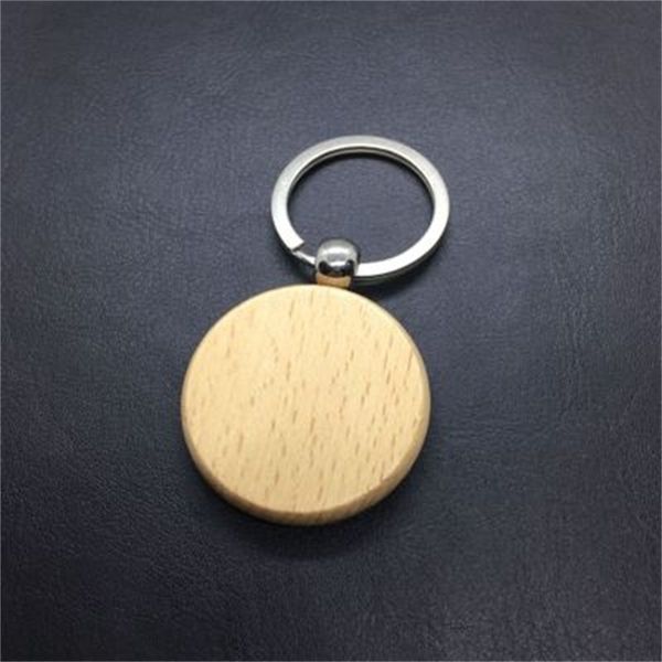 

customized blank round heart square shape wood keychains creative wooden key buckle wedding birthday gift for man and women 1 45rt h1
