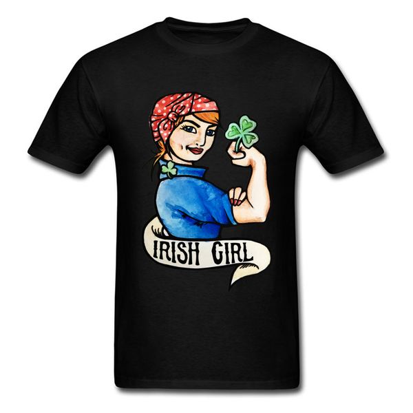 

brand men's organic slim fit s irish girl redhead rosie the riveter formal sport hooded sweatshirt hoodie men t shirt