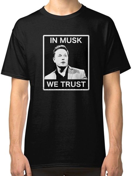 

in musk we trust black t-shirt tees clothing sport hooded sweatshirt hoodie