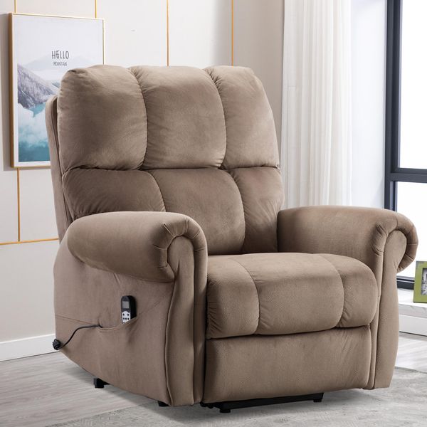 

us stock electric lift recliner with heat therapy and massage suitable for the elderly home living room lounge w501s00008