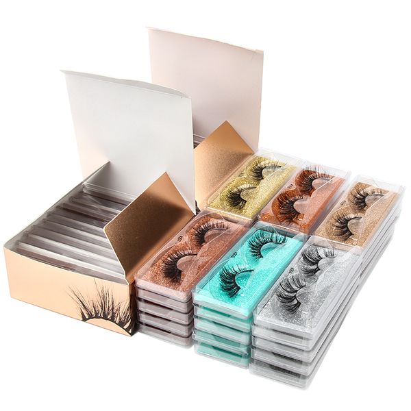 

wholesale mink eyelashes new messy 3d mink lashes natural soft false makeups fluffy fake eyelashes in bulk