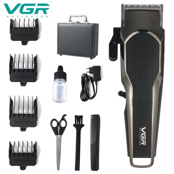 

vgr electric hair clipper stainless steel blade professional hair clippers electric cordless cutting machine mower trimmer