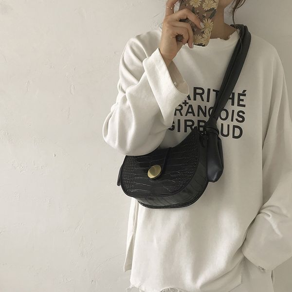 

stone pattern armpit women's 2020 new chaowanghong mid ancient method stick small design shoulder bag c1114