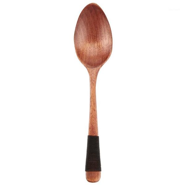 

17cm handmade wooden spoon kitchen cooking dinner tools utensil tool coffee soup dessert soup teaspoon catering new arrival1