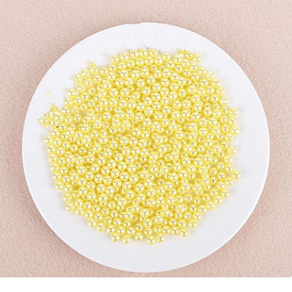 

csdiy beaded candy color abs imitation pearl straight hole round bead bracelet necklace accessories 6mm * 100pcs / 4mm bbyjfv