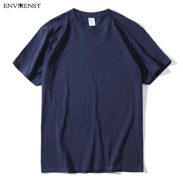 

sport envmenst 100% cotton t shirt 13 colors thick o-neck men's t-shirt casual matching tee& men clothing xs-3x