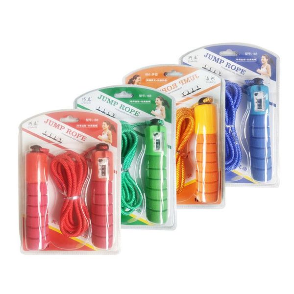 

jump ropes jumping with counter sports fitness adjustable fast speed counting skip rope skipping wire