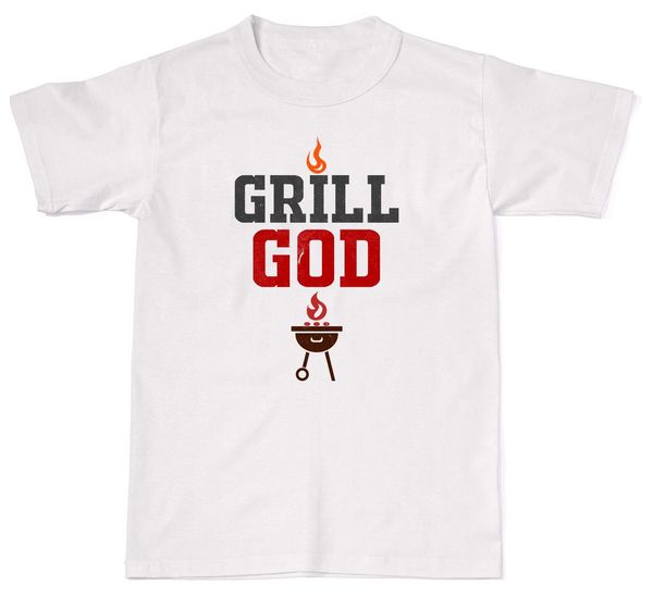 

2019 grill god funny bbq barbecue food dad mens womens cotton t-shirt t shirt sport hooded sweatshirt hoodie