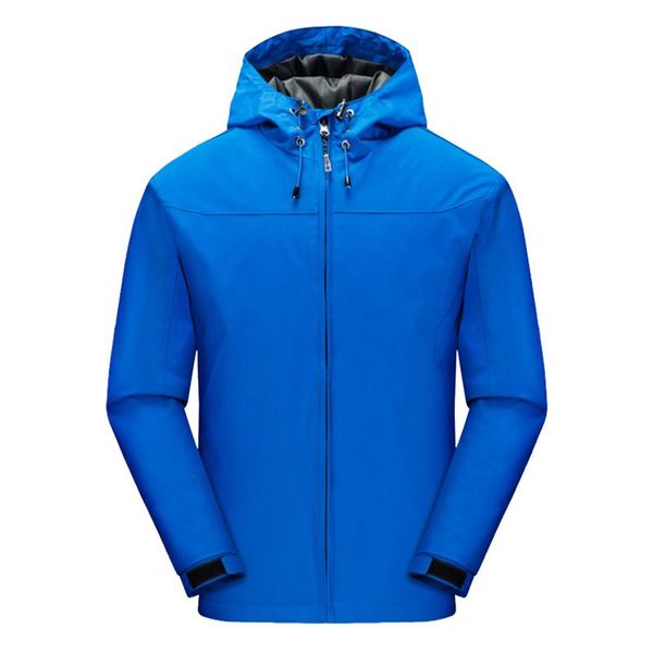 

men mountain waterproof shell jacket ski jacket windproof winter warm for camping hiking skiing, Blue;black