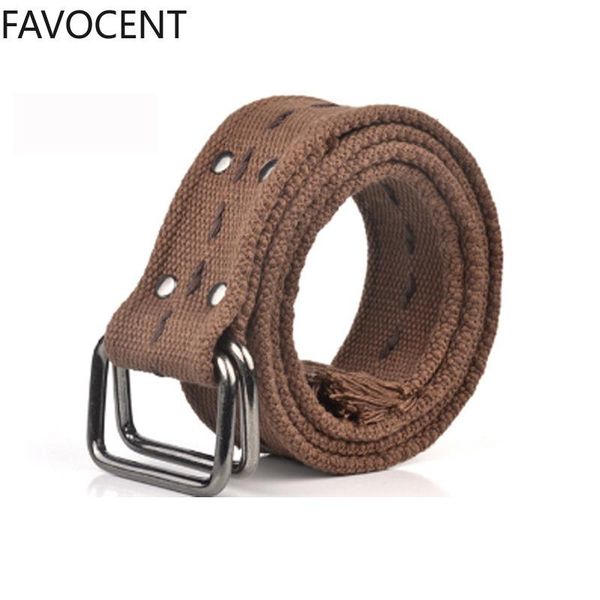 

canvas belt men army tactical belts man outdoor sport double buckle weave male nylon canvas jeans cargo pants belt 100-135cm, Black;brown