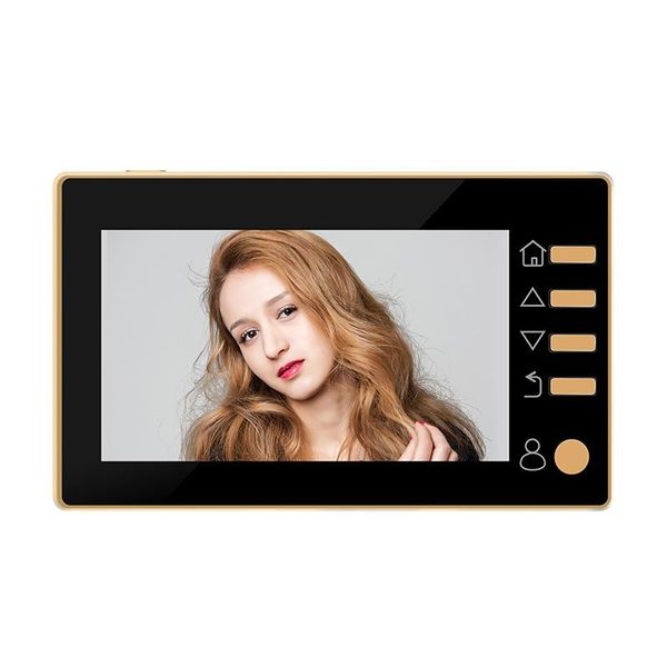 

4.3 inch doorbell viewer digital door peephole viewer camera 1mp wireless video doorbell ir night-vision motion sensor
