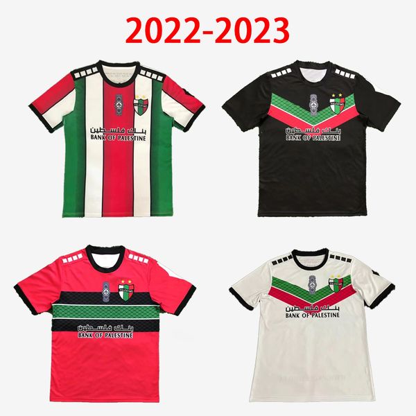 

2022 2023 cd palestino soccer jerseys chile carrasco davila vilches jimenez home away 3rd red black white 22 23 football shirt s-2xl, Black;yellow