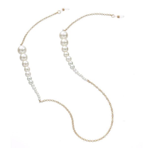 

luxury statement big pearl glasses chain fashion women chic sunglasses accessories eyeglass chain holder luxury statement h jllflh