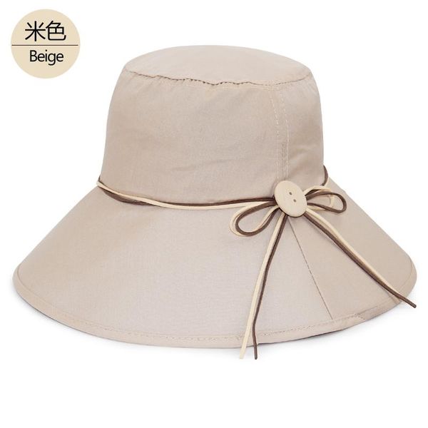 

2019 new simple women summer beach travel bowknot wide brim sun hat reversible foldable cap girls hat sqcneq pingtoy, Black;white