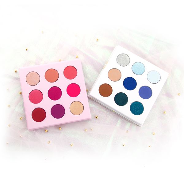

vmae wholesale 9 colors marbel palette luxury eyeshadow long lasting custom private label makeup eyeshadow palette no logo