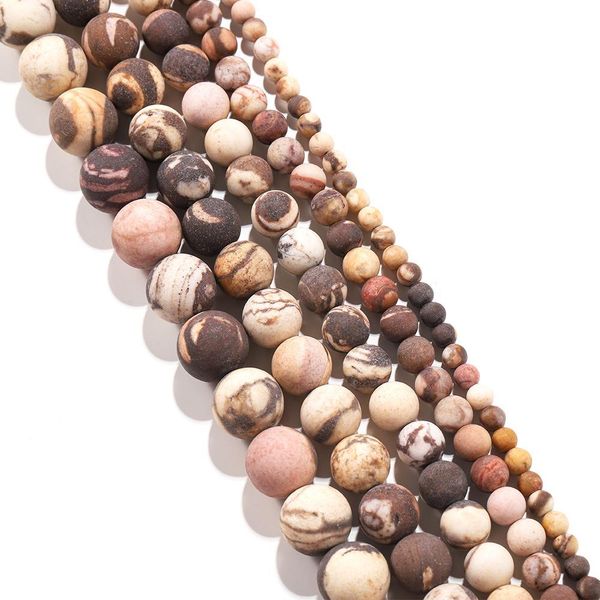 

1strand lot natural stone black zebra rhodonite bead round loose spacer beads for jewelry making findings diy bracelet necklace h bbysrg