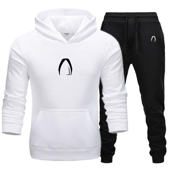 

new fashion men hoodies suits designer tracksuit men women sweatshirts sweatpants autumn winter fleece hooded pullover tracksuit, Gray