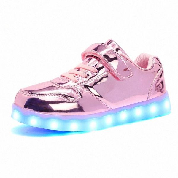 

warm like home 2018 new 25-35 usb charger glowing sneakers led children lighting shoes boys girls illuminated luminous sneaker #go7q