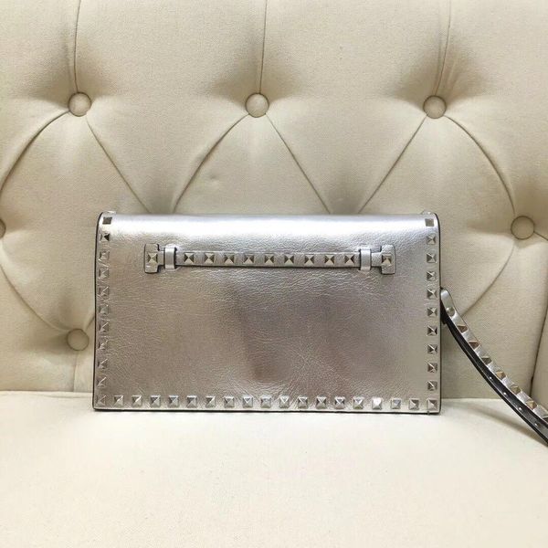 

designer handbags chain bags lady bag date bag gold rivet rockstuds small envelope bags nude pink silver red wine black colors