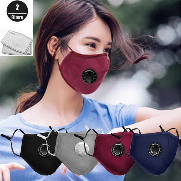 

2020 против загрязнения рм2,5 маска пыли респиратор washable многоразовые маски хлопка unisex mouth муфельные allergy / астма / путешествия