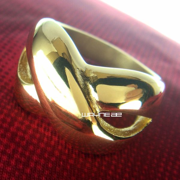 

ювелирные изделия size8-9 18kt голдфилд r252 обручальное обручальное кольцо, Silver