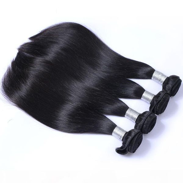 

brazilian hair body wave straight deep curly loose wavy water wave kinky curly virgin human hair extensions, Black