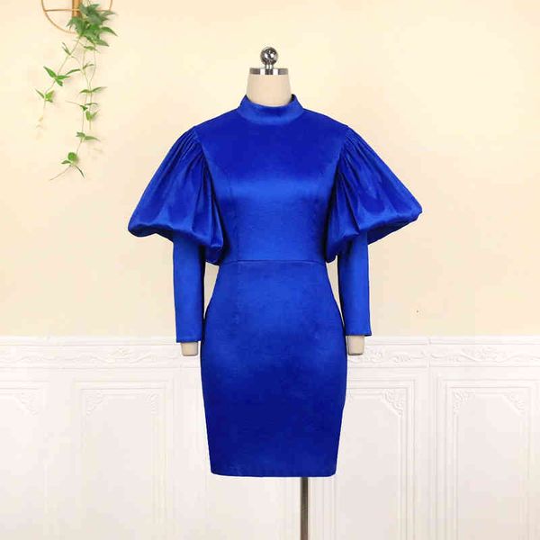 

Casual Dresses Women Dress Long Lantern High Collar Bodycon Sexy Shiny Celebrate Occasion Christmas African Robes Night Birthday Event R2IO, Black;gray