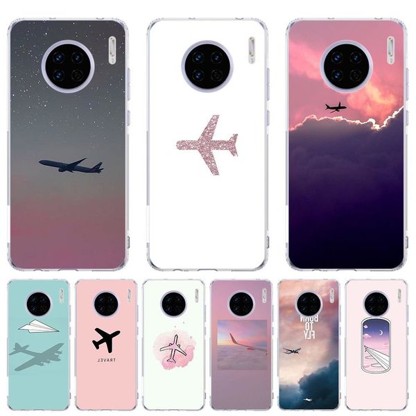 

мультфильм air plane силиконовый чехол для huawei y9 prime y9s y8p y8s y7 y7p y6 y6p 2019 mate 10 20 lite 30 pro задняя крышка shell капа