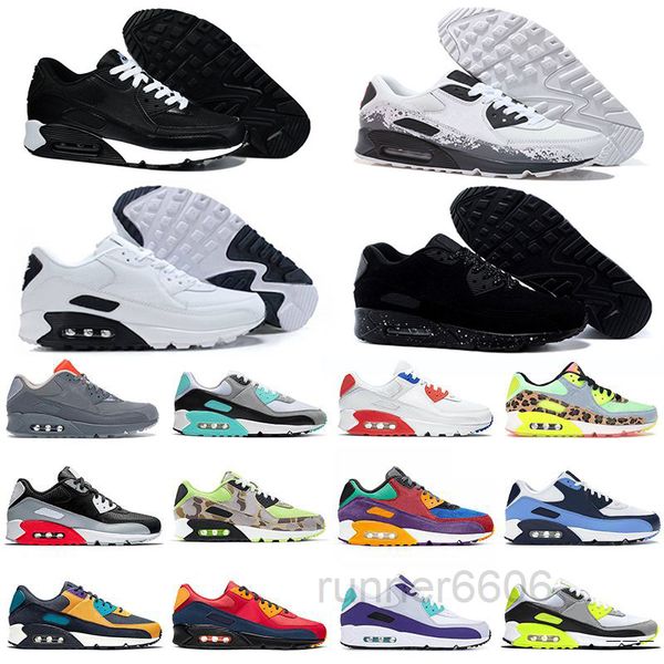 

men sneakers shoes classic 90 men and woman shoes sports trainer air cushion surface breathable sports shoes 36-45 kk6n