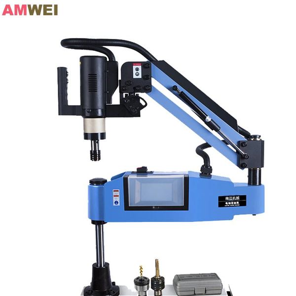 

pneumatic tools cnc vertical type electric tapping machine servo motor tool machine-working taps m3-m12 16 24 36 threading with chucks