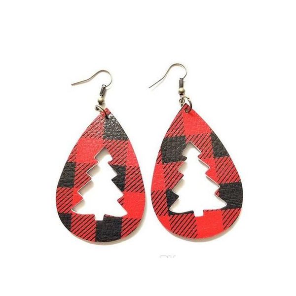 

christmas leather earrings teardrop earring lightweight faux leather leaf earrings mandala print petal drop earrings for girls/ladies 5vajj, Silver