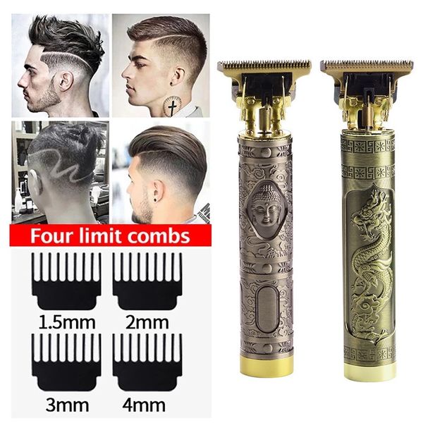 Neues HEISSES Herren-Haarschneidegerät, professionelles Haarschneidegerät, Friseur-Scherer-Set mit detailliertem Trimmer, kabelloses Haarschnitt-Pflegeset