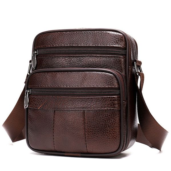 

2020 genuine vintage crossbody men leather from mobile man messenger bags small shoulder bag for male h405
