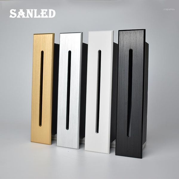 

white wall light led recessed stair light indoor decoration steps lights ladder stairway night lamp corridor wall lamp aluminum1