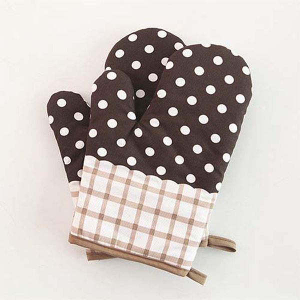 

baking glove kitchen tools high temperature gloves cotton thickened microwave oven insulation mitts 1222020