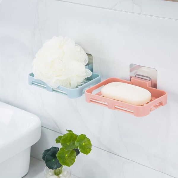 

bathroom shower soap boxes dish storage plate tray case wall mounted soap holder housekeeping organizers bathroom accessories
