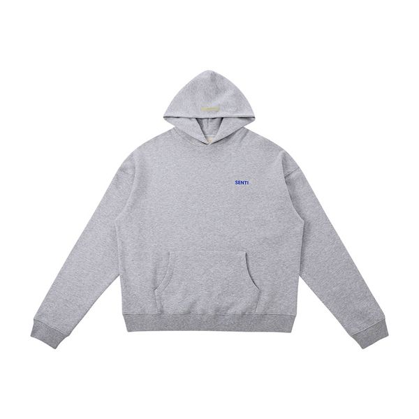 

2021 fashion casual mens womens street fog essentials latter style fear of god essentials hoodie, Black