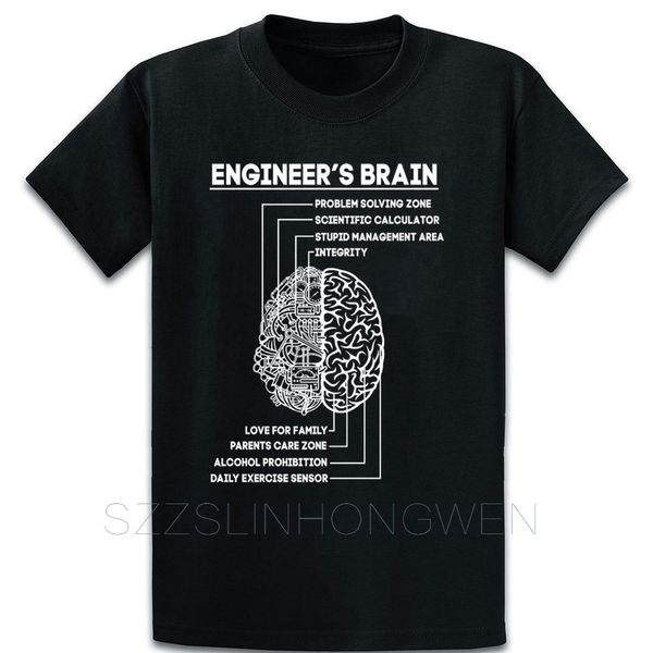 

инженер brain смешной engineering футболка оригинальный сумасшедший круглый воротник создать дышащий костюм весна рубашка спорта с капюшоном
