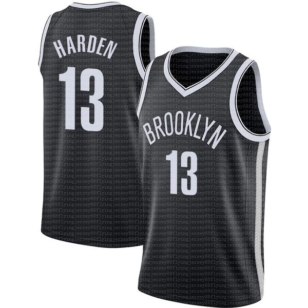 

james 13 harden brooklyn nets jersey kevin 7 durant jersey 11 irving 2020 2021 kyrie new city mens basketball jerseys s-xxl 999, Black;red