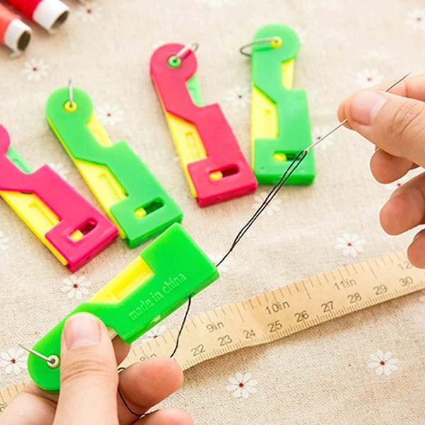 

automatic threader easy sewing needle device for elderly housewife use thread guide tool tue88, Black