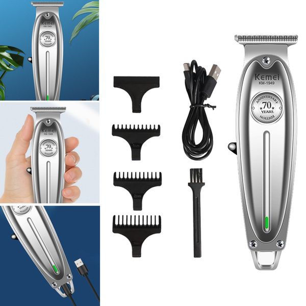 

home use all metal electric usb men's hair clippers kit trimmer for stylists barbers