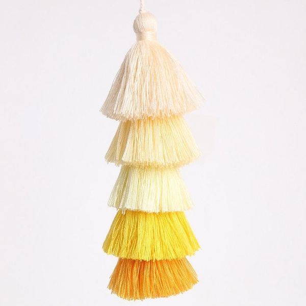 

5 layers cotton silk tassel trims 15cm long tassel for wedding home decoration diy sewing curtains accessories h jlldfm
