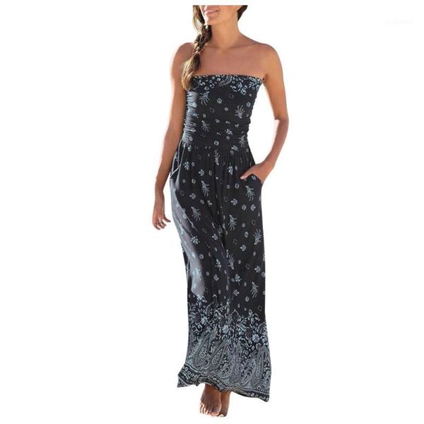 

cover-ups sagace dresses 2021 women bandeau holiday off shoulder sleeveless long straight dress summer solid maxi beach daily1