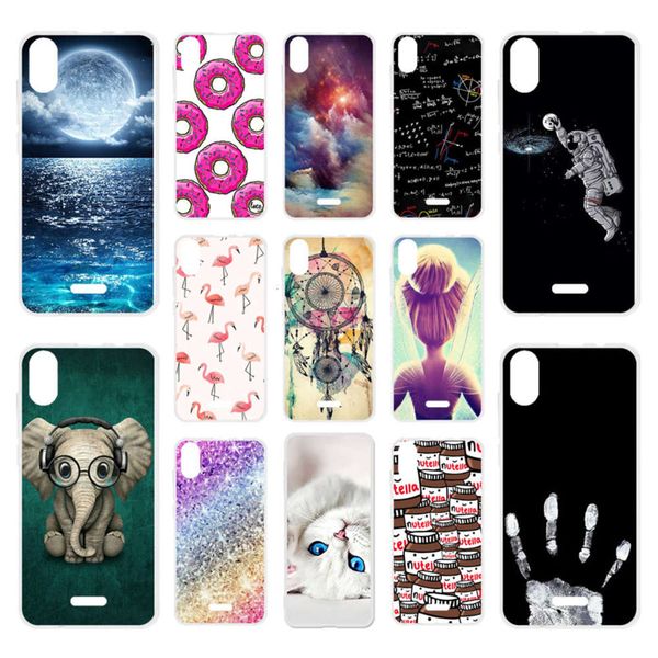 

wiko y60 silicone mobile phone cover back case diy soft tpu wiko and 60, protective case 5.45