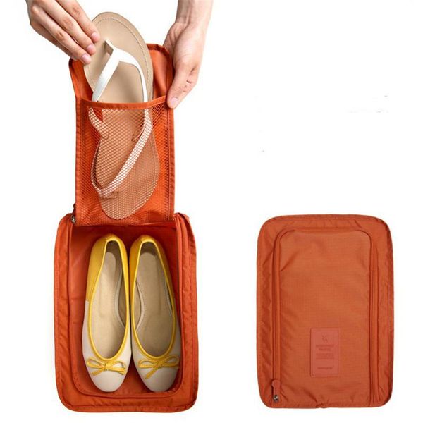 

storage bags portable travel supplies organizer shoes nylon waterproof dustproof save space organizers outdoor