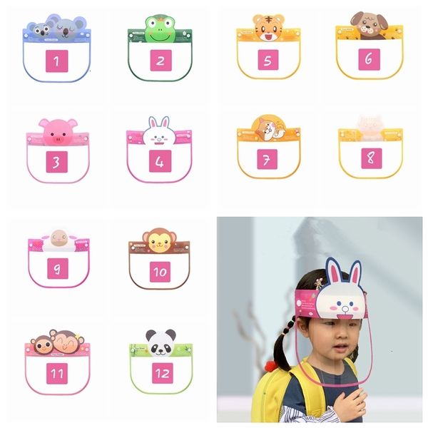 

children safety faceshield transparent full cover kids protective film tool anti-fog face shield designer masks rra3292